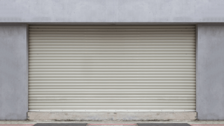 Why is my garage door shifted to one side when I close it